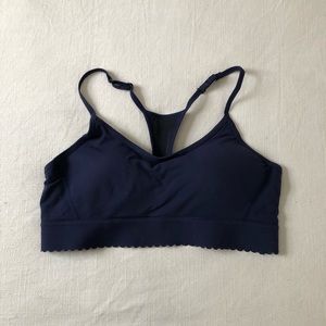 J Crew New Balance Navy Blue Sports Bra